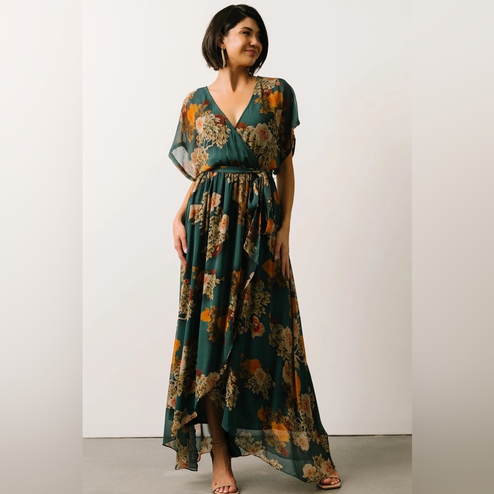 Madeline Maxi Dress | Jade Multi Floral | Baltic Born |NWT 1XL
